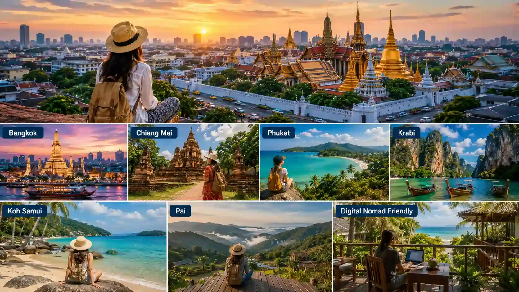 Best places for solo travel in Thailand