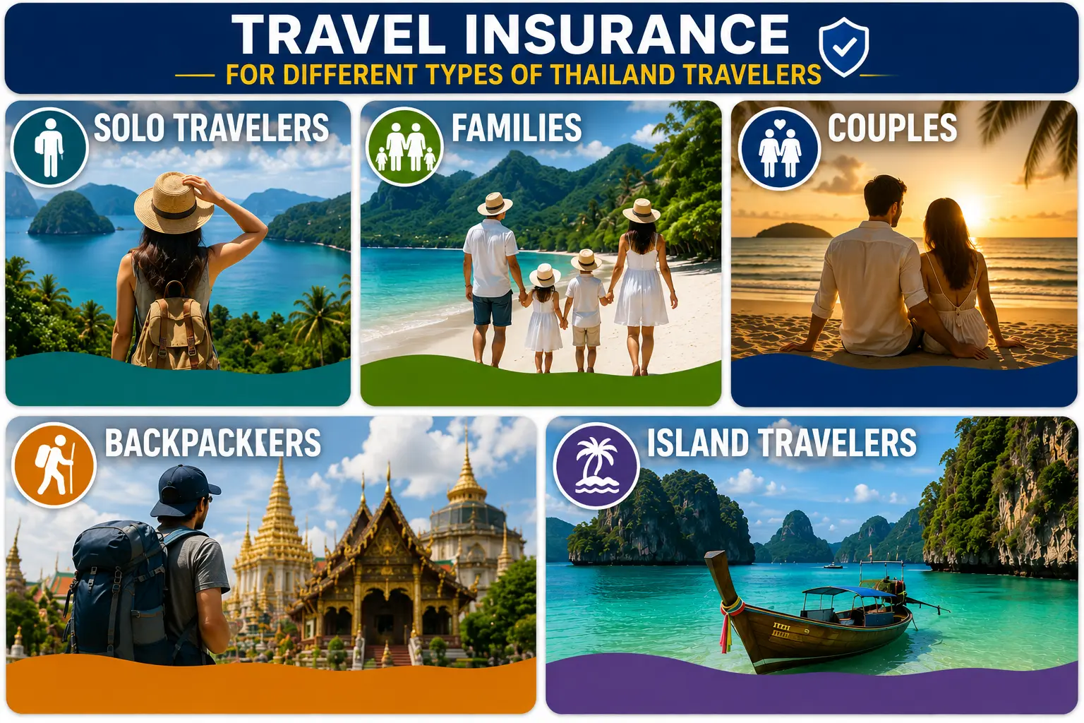 Travel Insurance for Different Types of Thailand Travelers