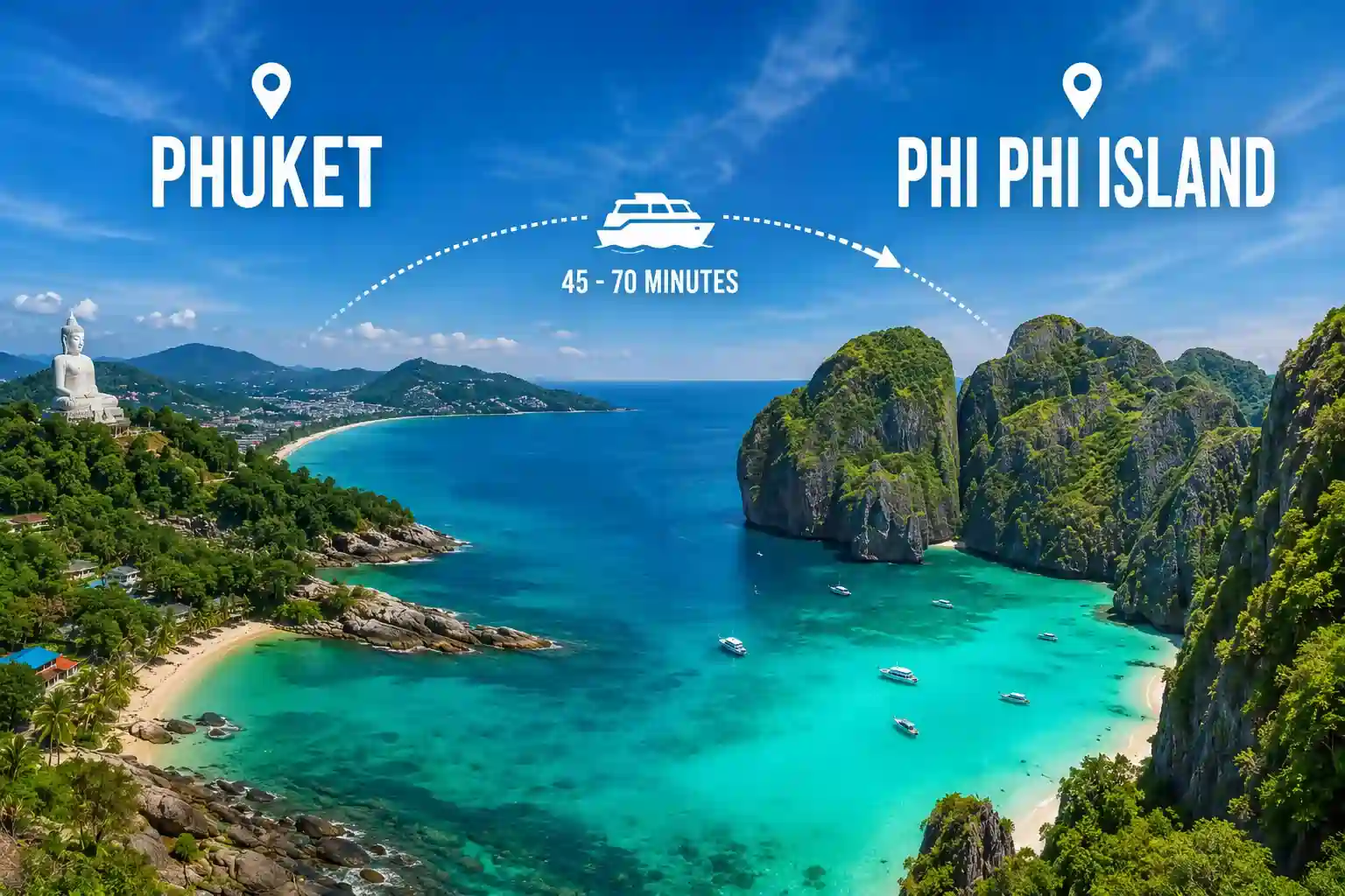 Phuket to Phi Phi Islands